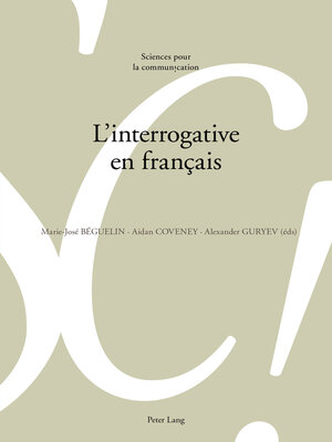 cover image of Linterrogative en français
